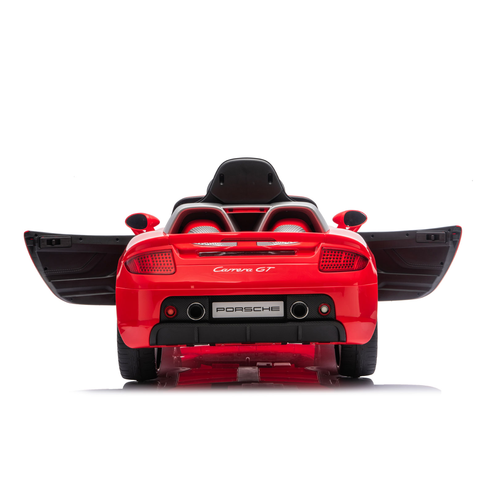 Electric car Porsche Carrera GT red