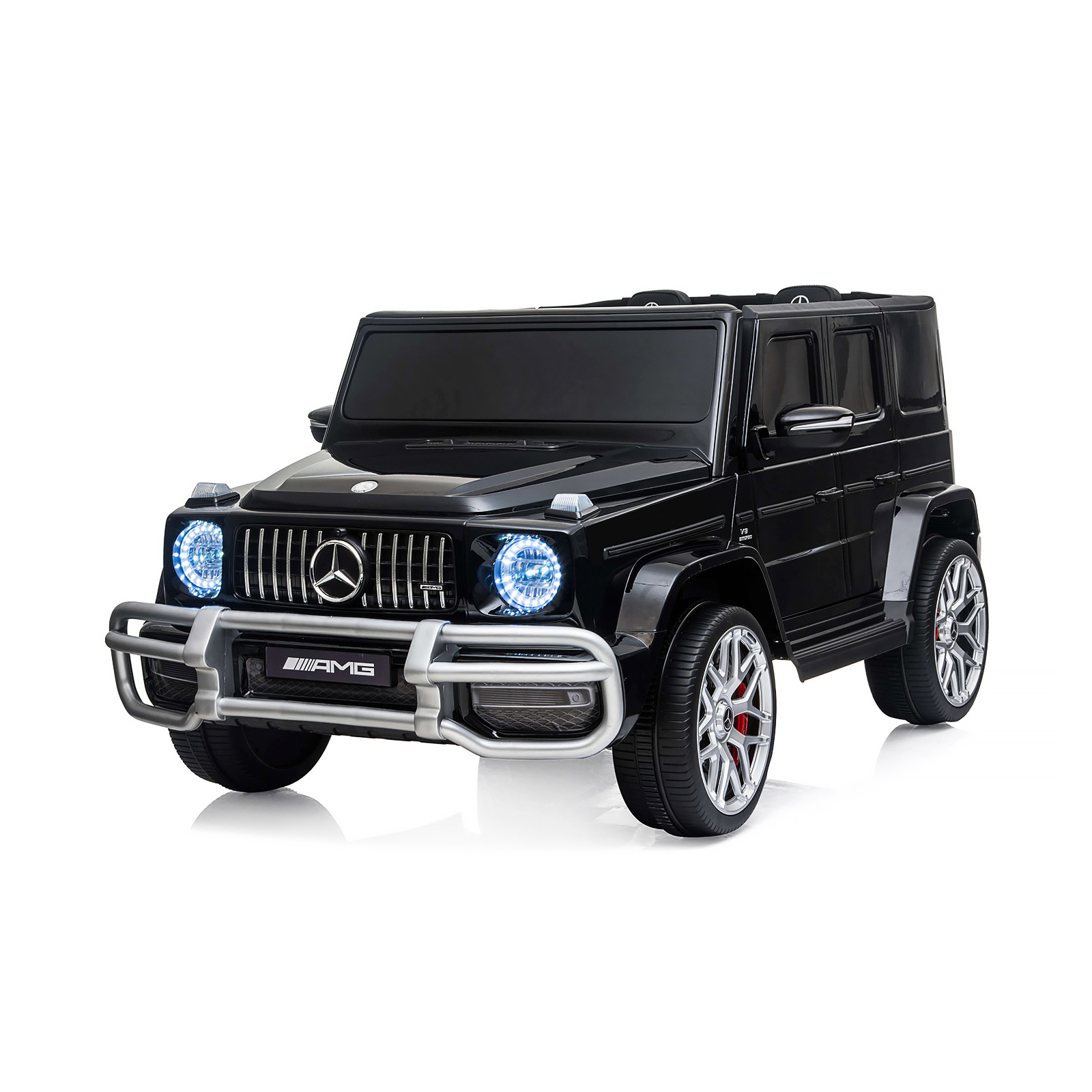 Electric SUVMERCEDES G63 for two children black EV