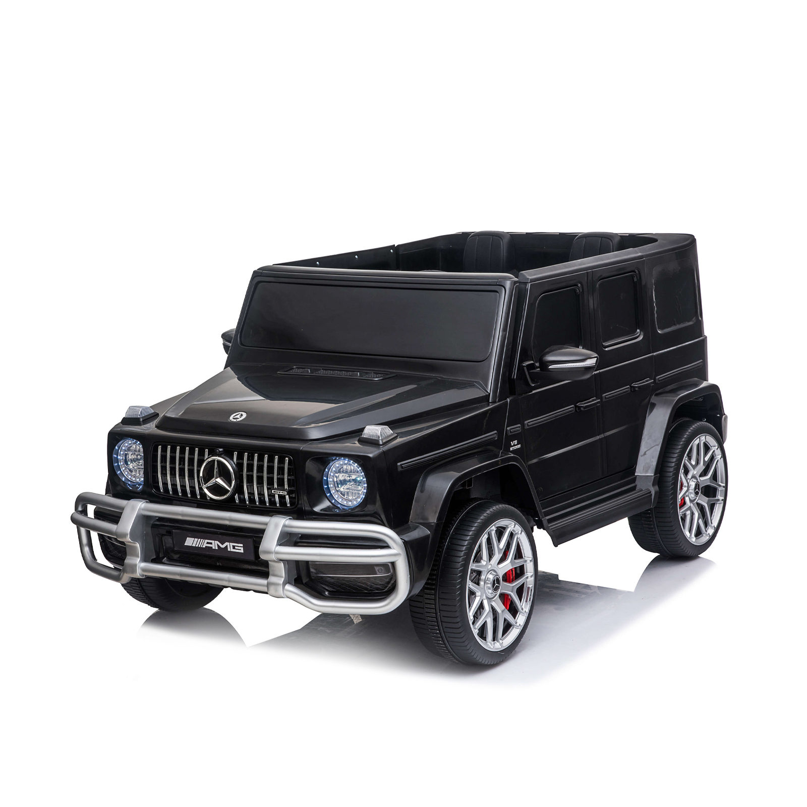 Electric SUVMERCEDES G63 for two children black EV