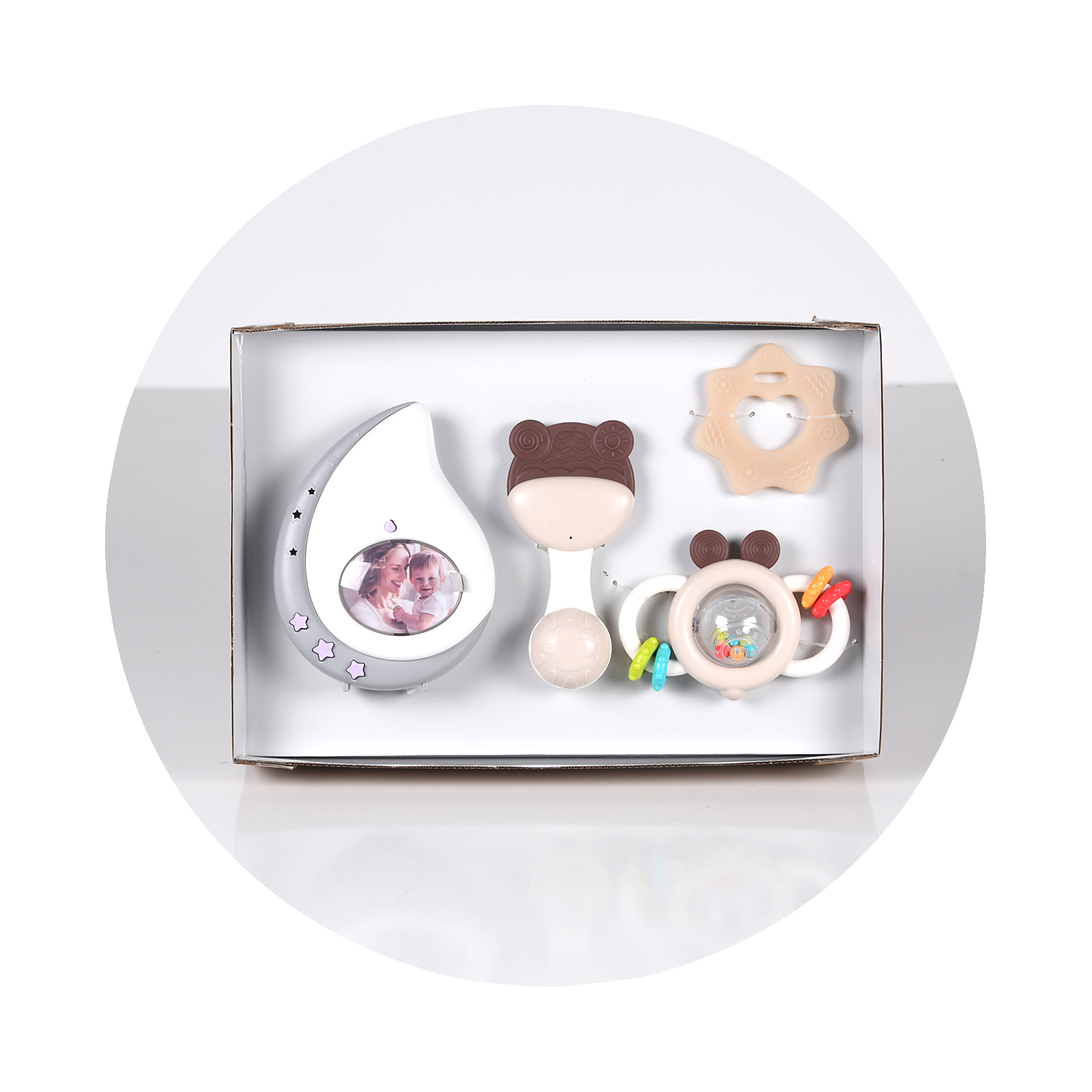 Set of calming toys 4 pcs. in a box