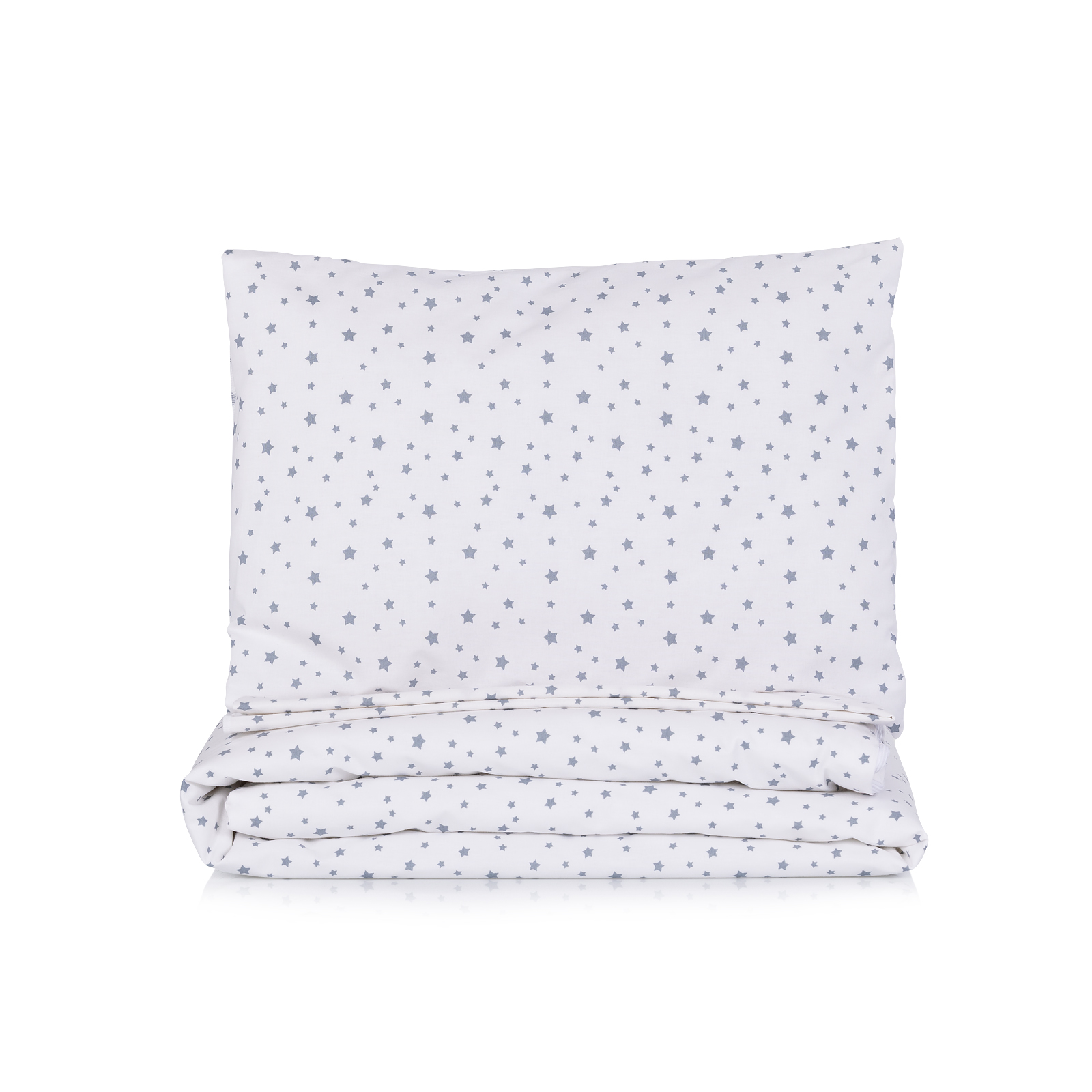 5-piece bedding set, gray stars