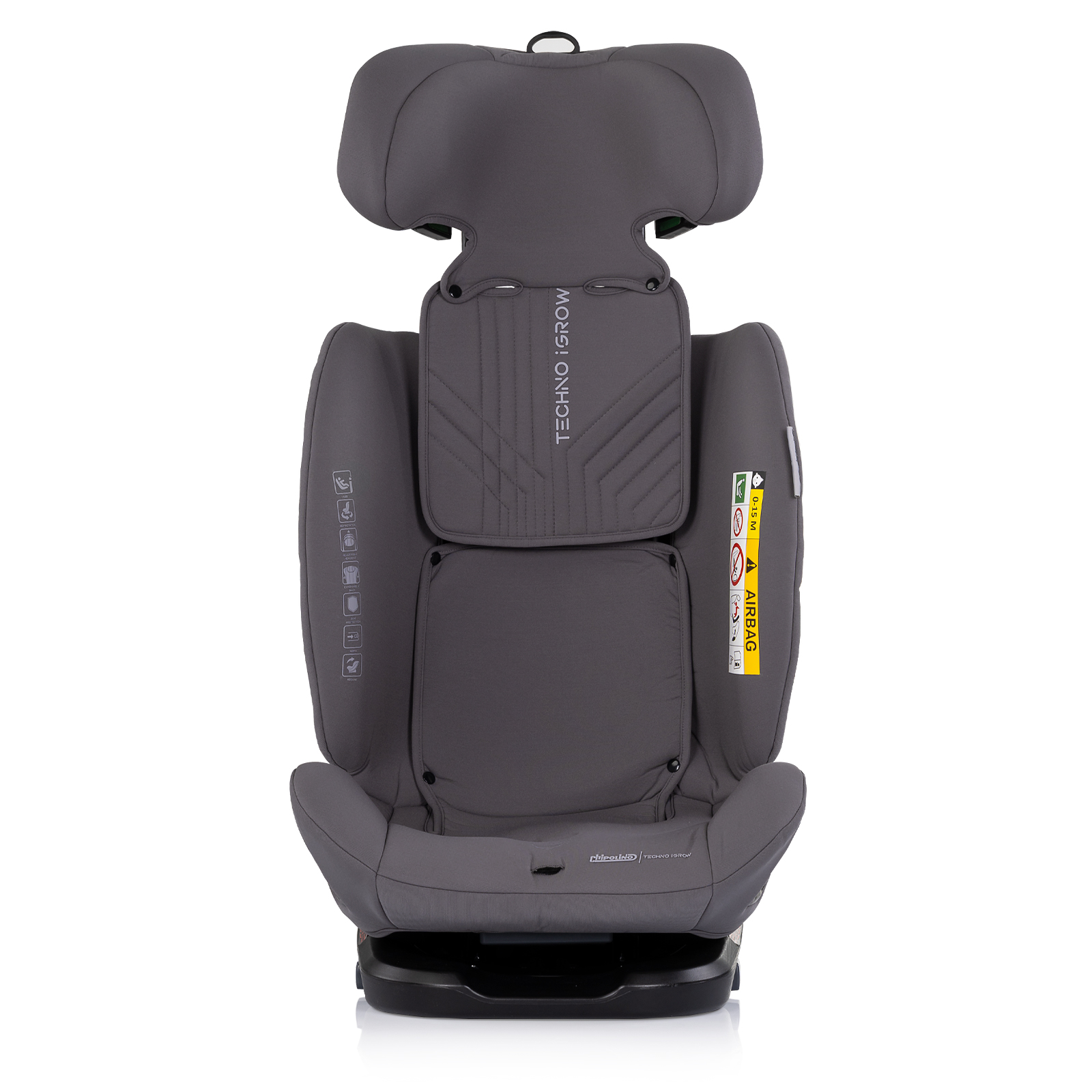 Stroller 360 I-size40-150 Techno iGROW gray