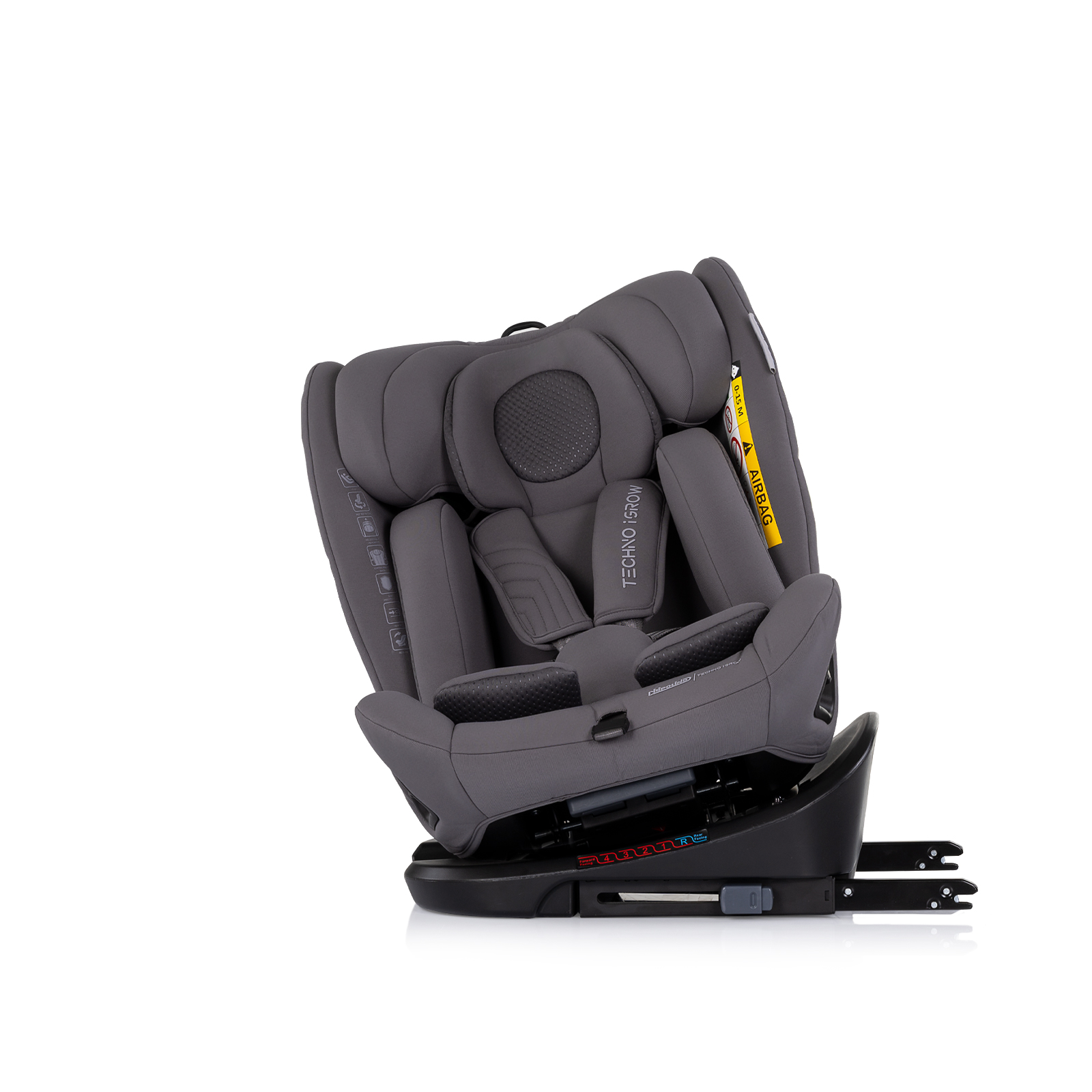 Stroller 360 I-size40-150 Techno iGROW gray