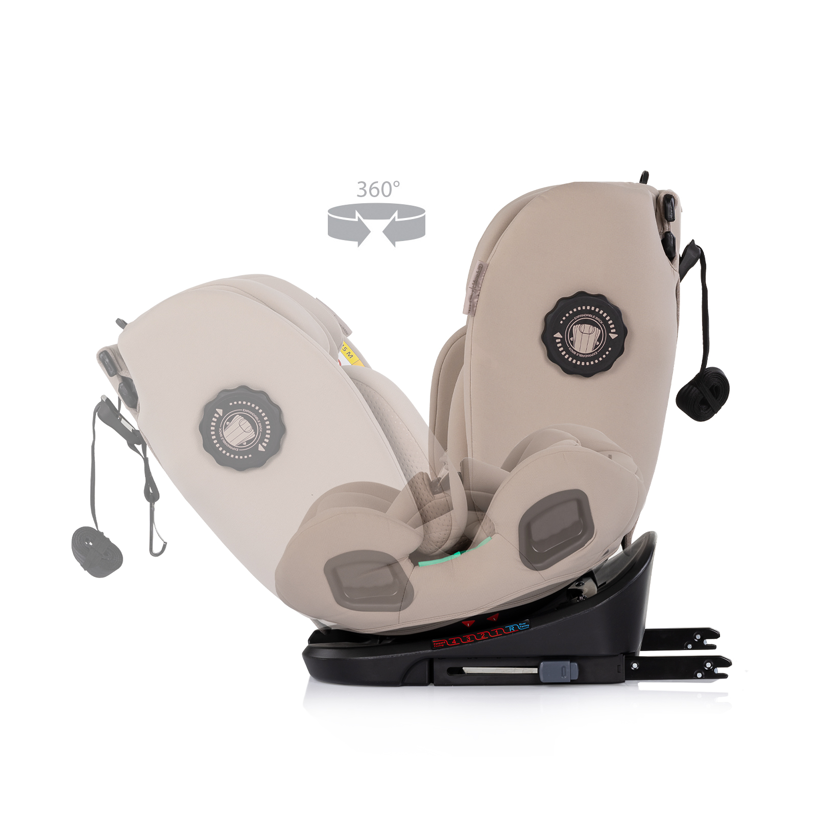 St. car360 I-size40-150 Techno iGROW lat