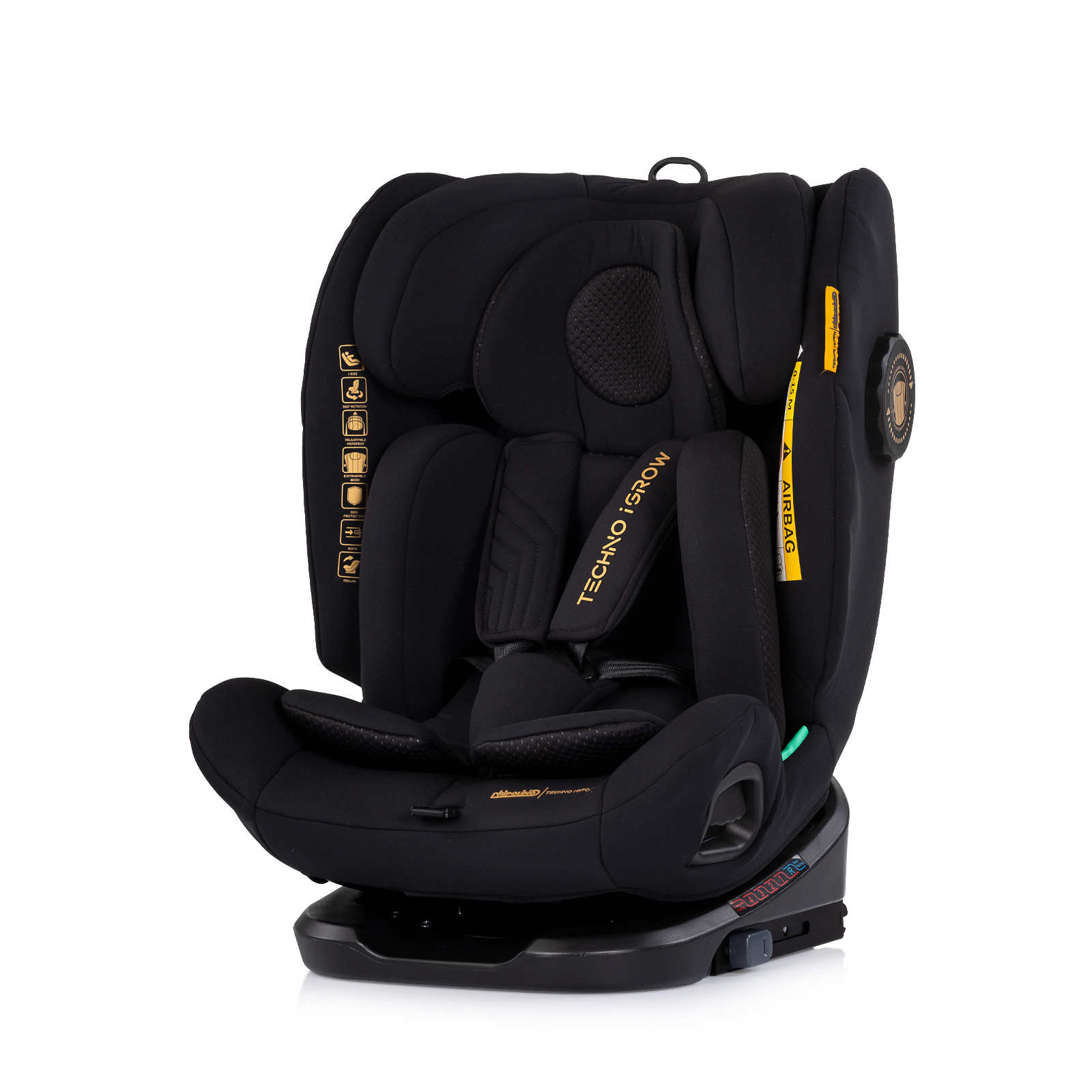 St. car360 I-size40-150 Techno iGROW black
