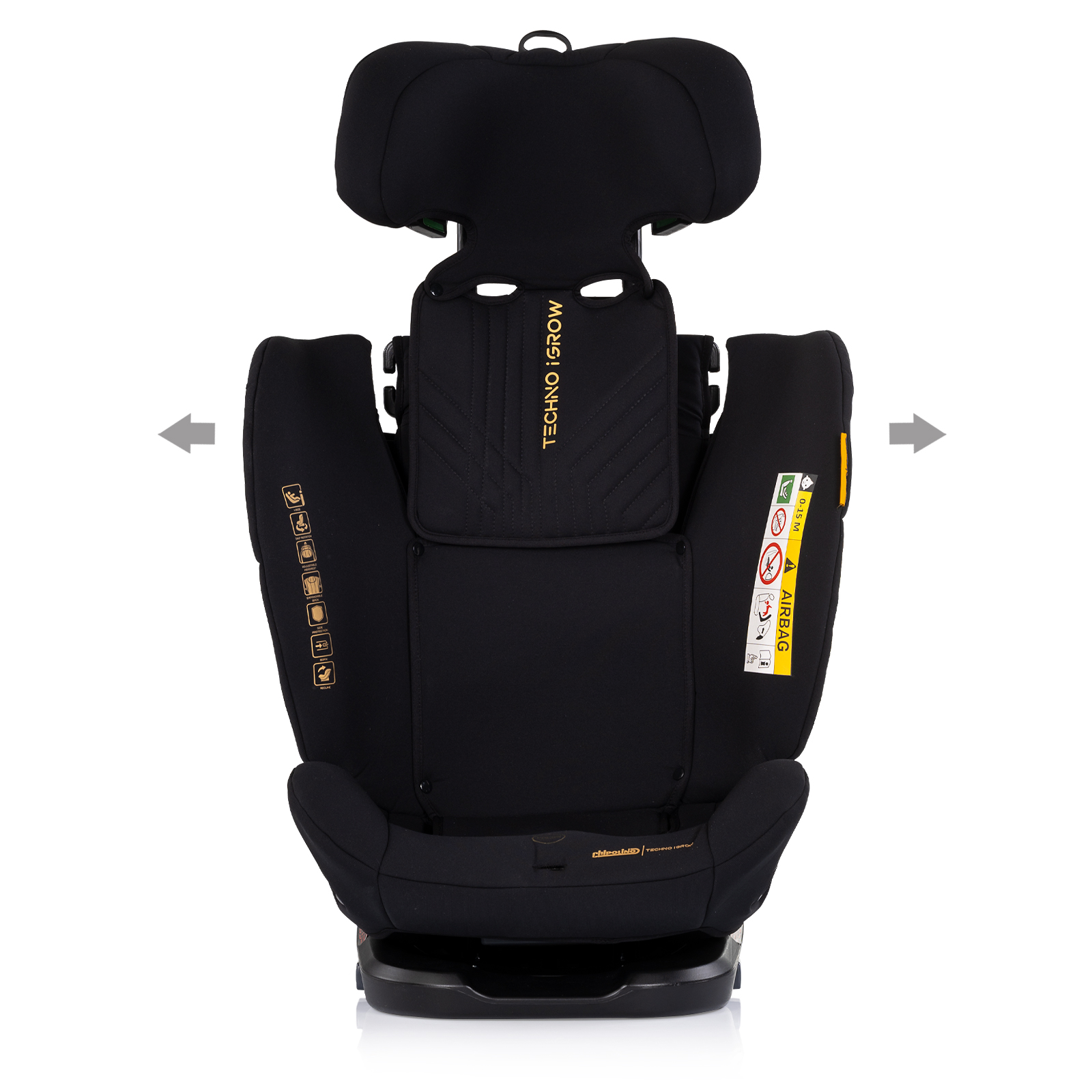 St. car360 I-size40-150 Techno iGROW black