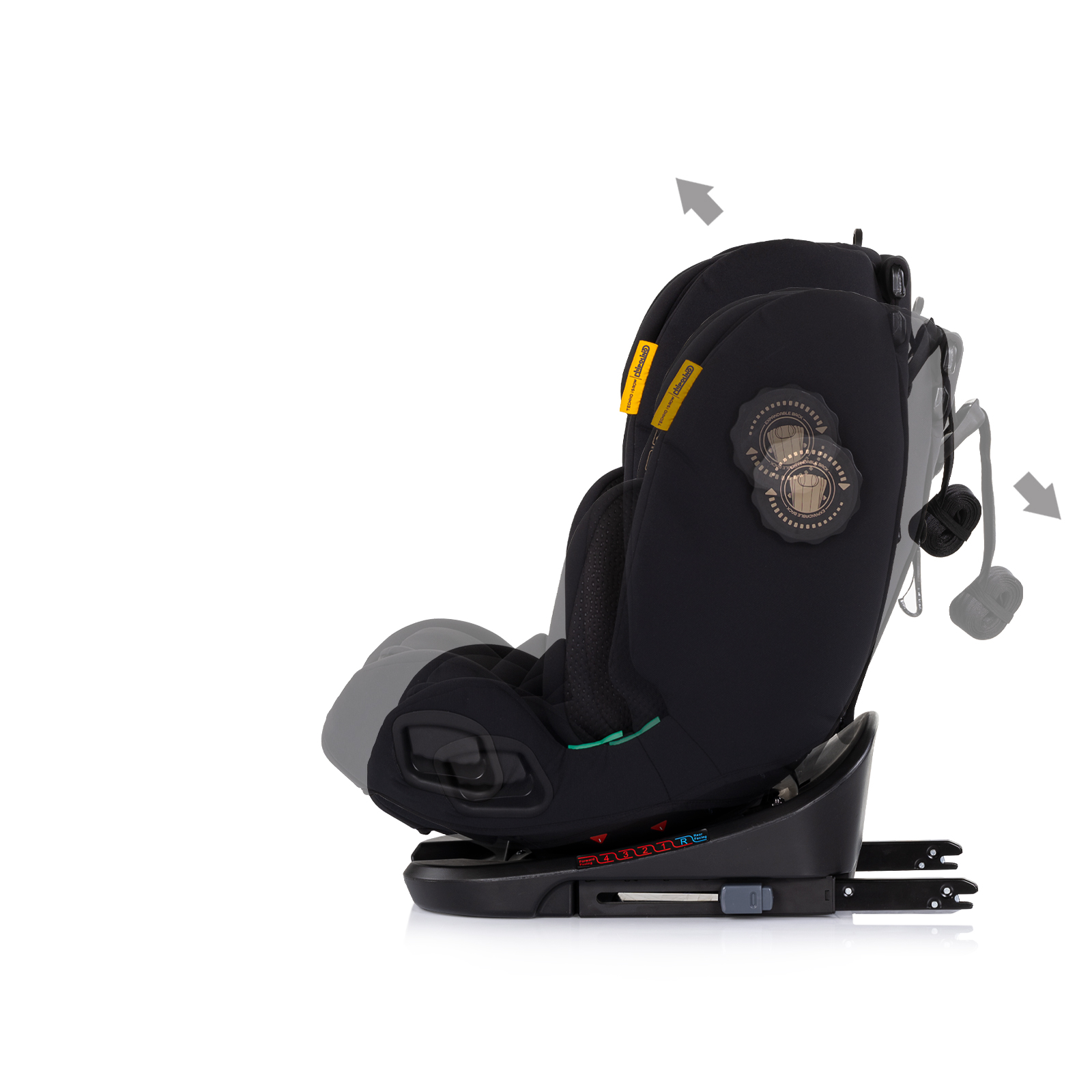 St. car360 I-size40-150 Techno iGROW black