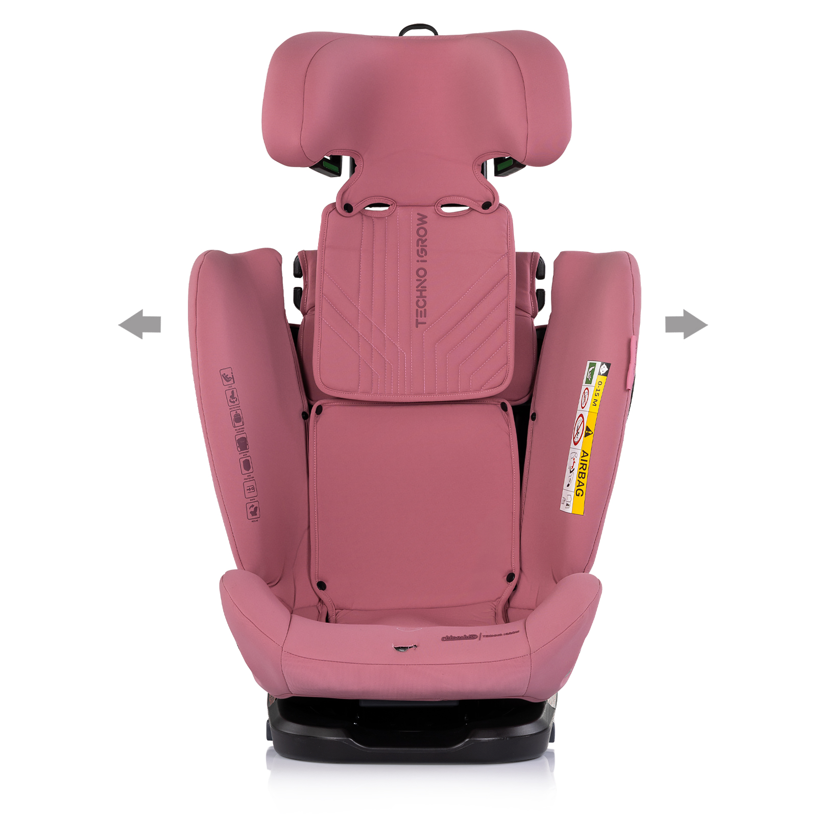 St. car360 I-size40-150 Techno iGROW pink