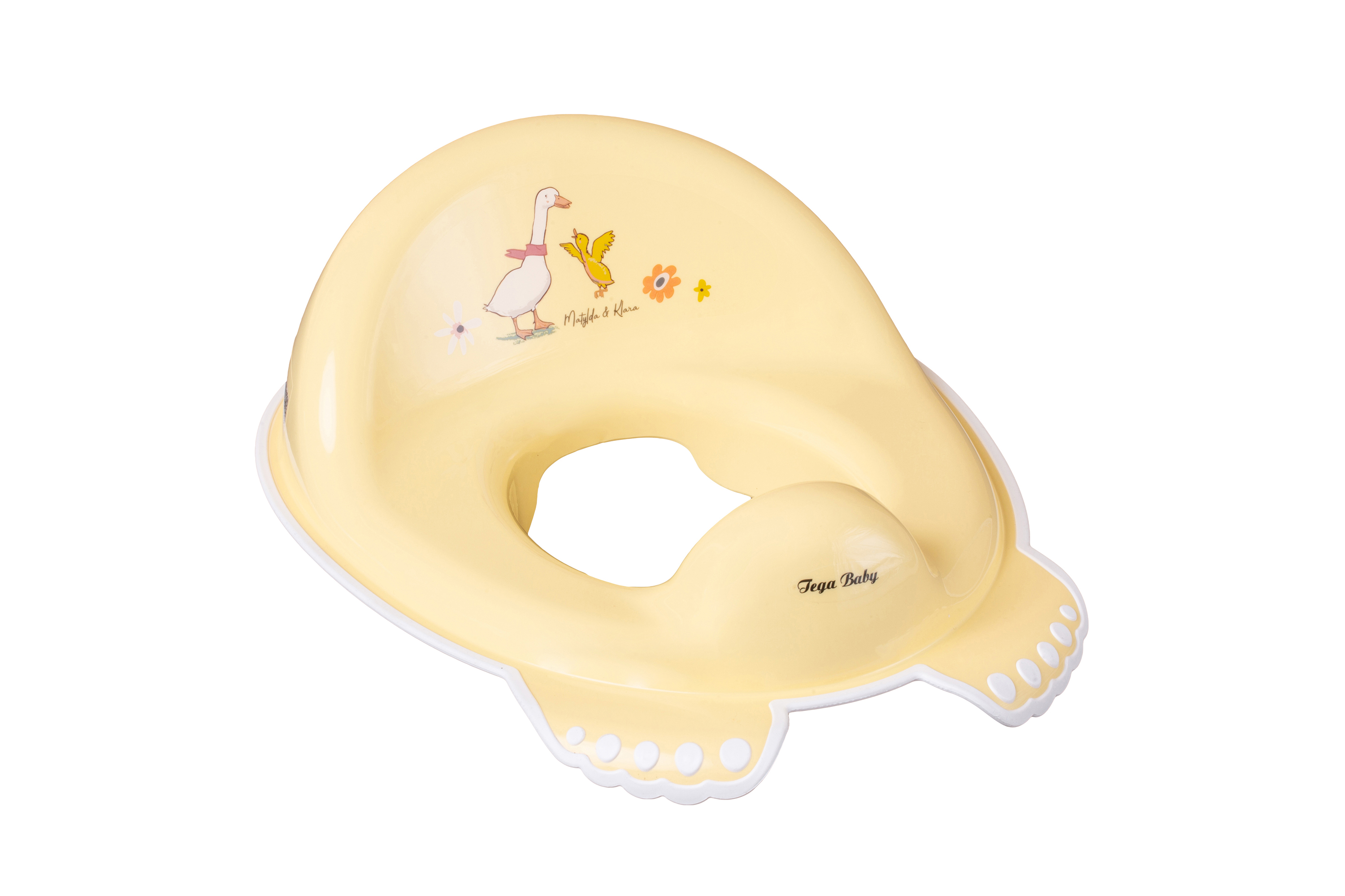 Тоалетна анатомична седалка Горска приказка жълта