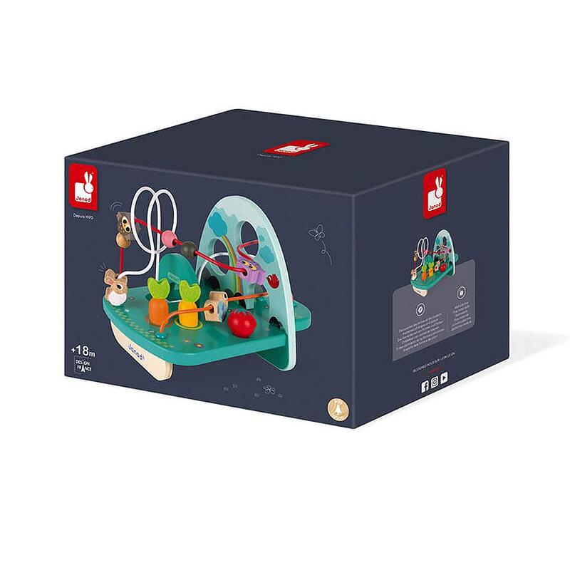 Дървена низанка с животни