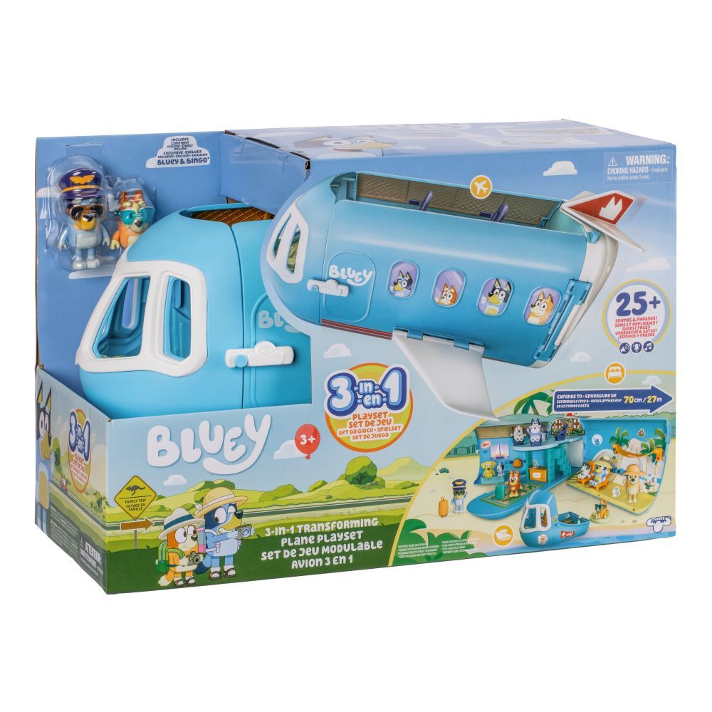 BLUEY 3in1 Airplane with Figures