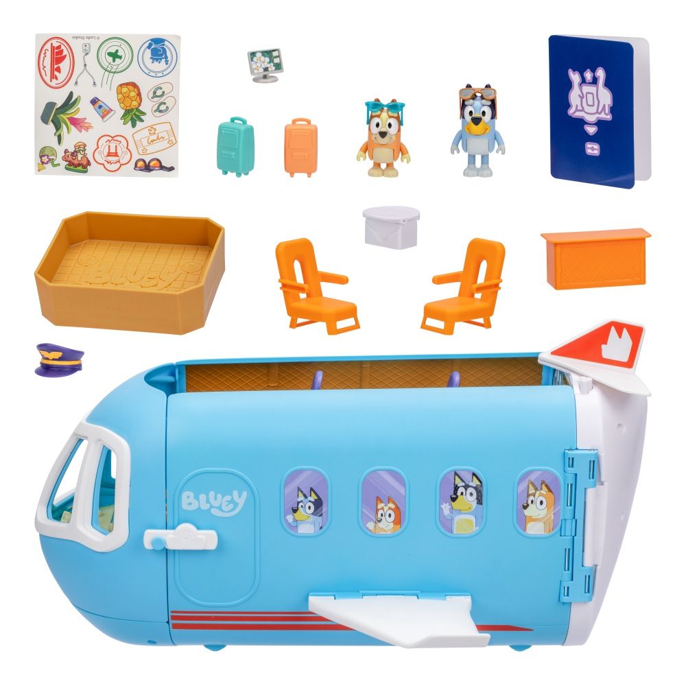 BLUEY 3in1 Airplane with Figures