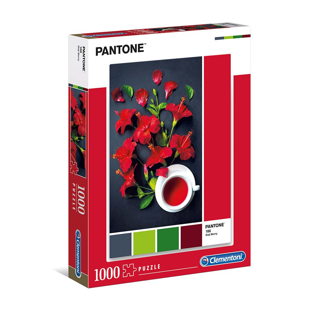 CLEMENTONI Puzzle 1000h PANTONE GOJI BERRY