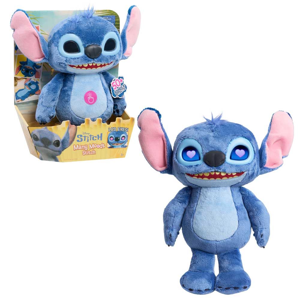 STITCH Interactive Plush Figure with LCD Eyes