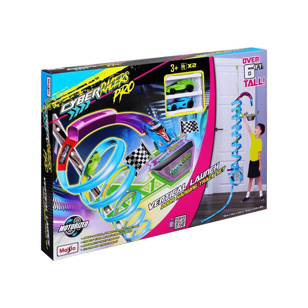 MAISTO Cyber Racers Писта Door Hoop с две коли
