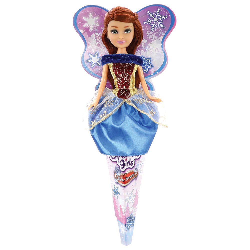 Sparkle Girlz Кукла Зимна Принцеса Super Sparkly в конус