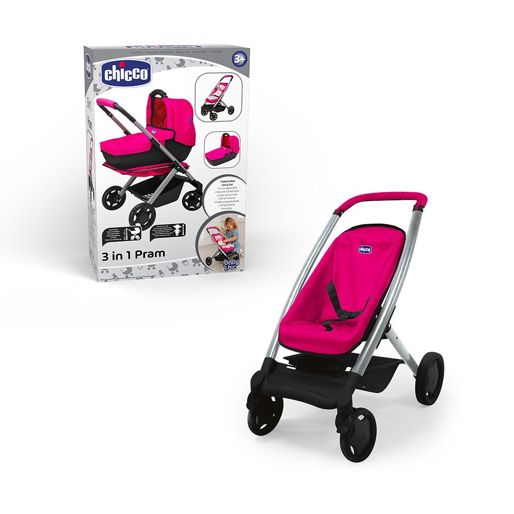 CHICCO Doll Stroller 3in1 Pink