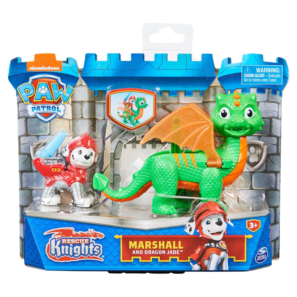 PAW PATROL Rescue Knights Marshall with the Jade Dragon