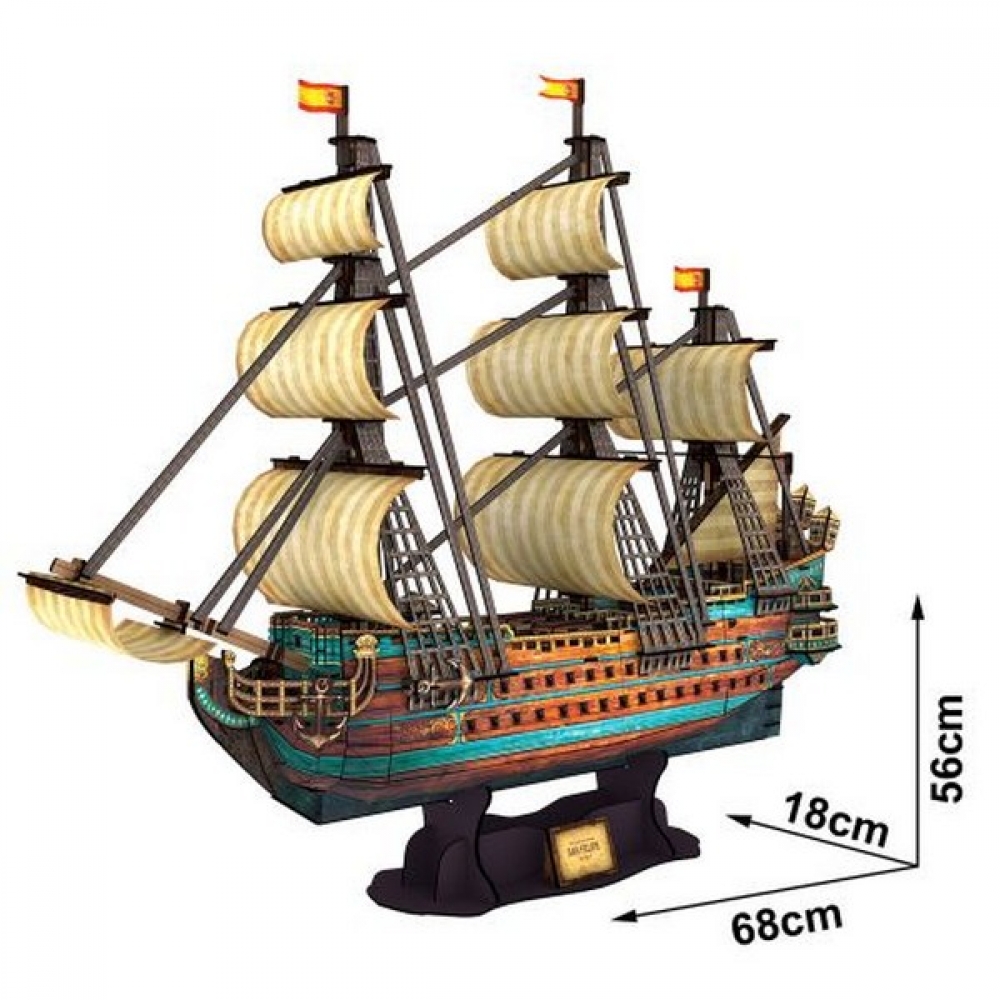 3D Пъзел Кораб The San Felipe 1:110 248ч.