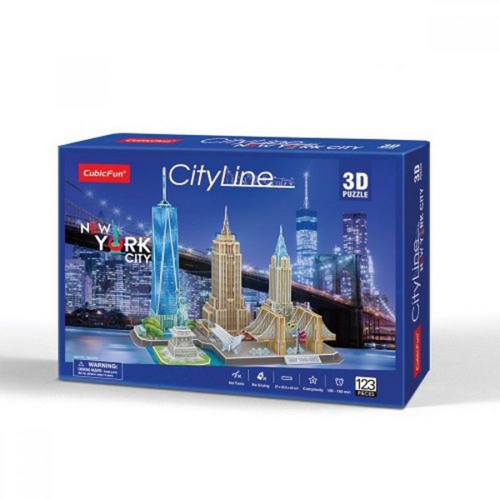 3D Пъзел New York City 123ч.