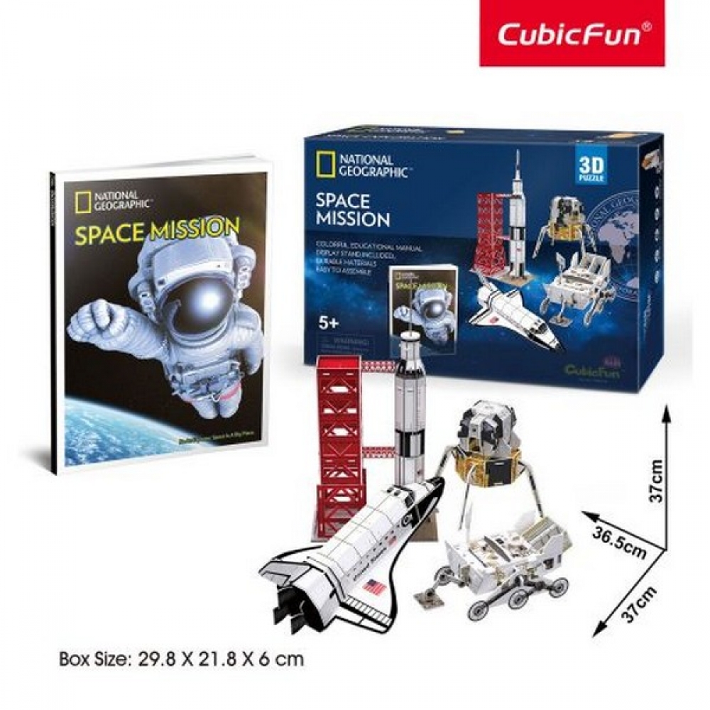 National Geographic - Космическа мисия Space Mission 80ч. - 3D Пъзел