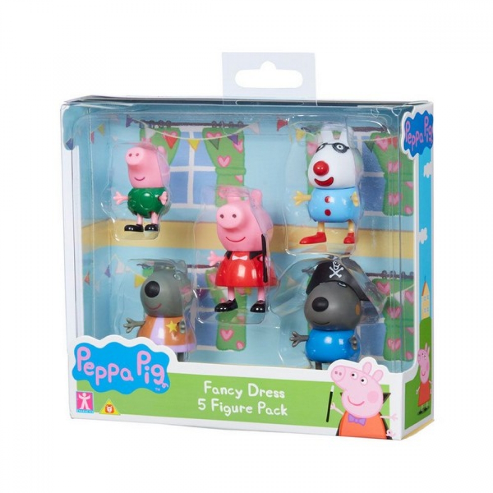 PEPPA PIG - Фигури 5 бр. Пепа и приятели
