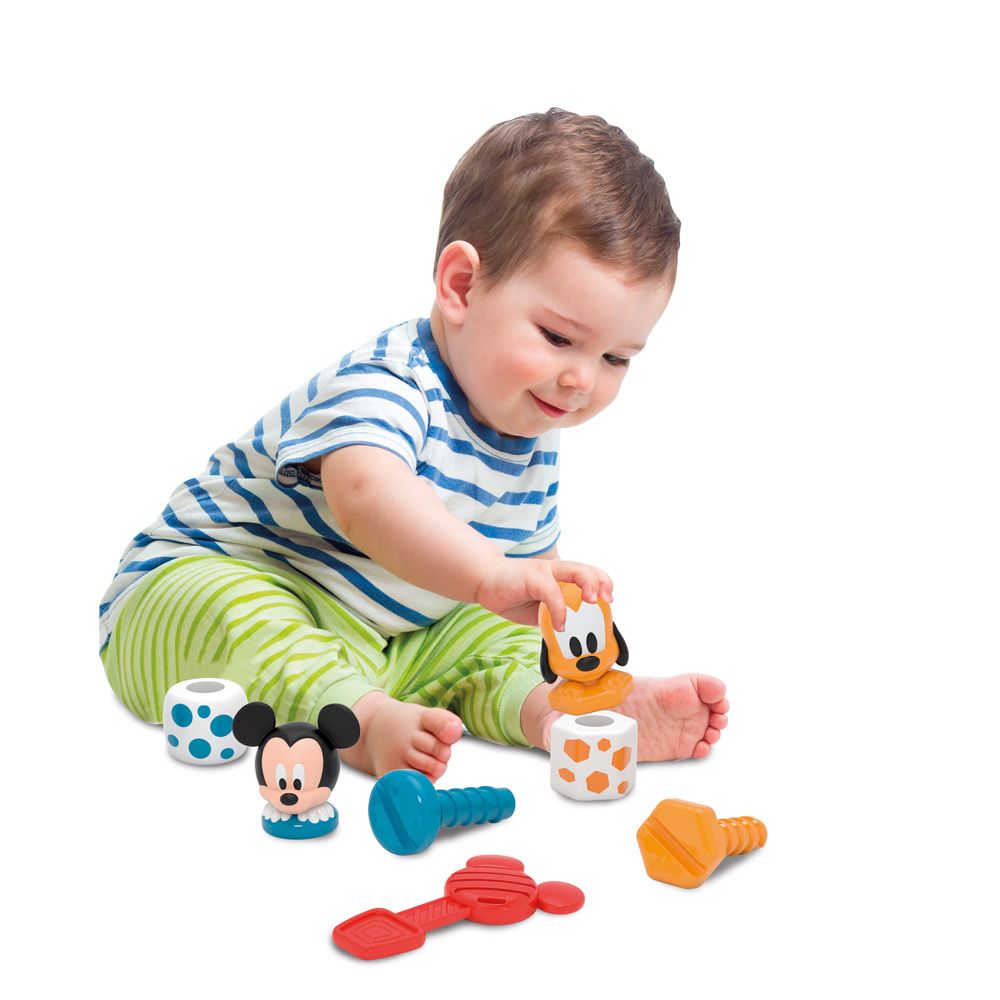 CLEMENTONI DISNEY BABY Mickey and Pluto figures to assemble