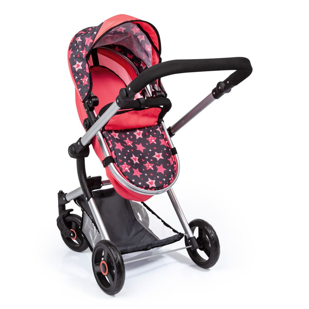 BAYER Red NEO VARIO Transforming Doll Stroller with Bag
