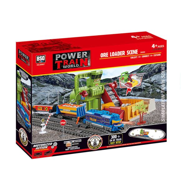 POWER TRAIN Freight train with a quarry 300cm.