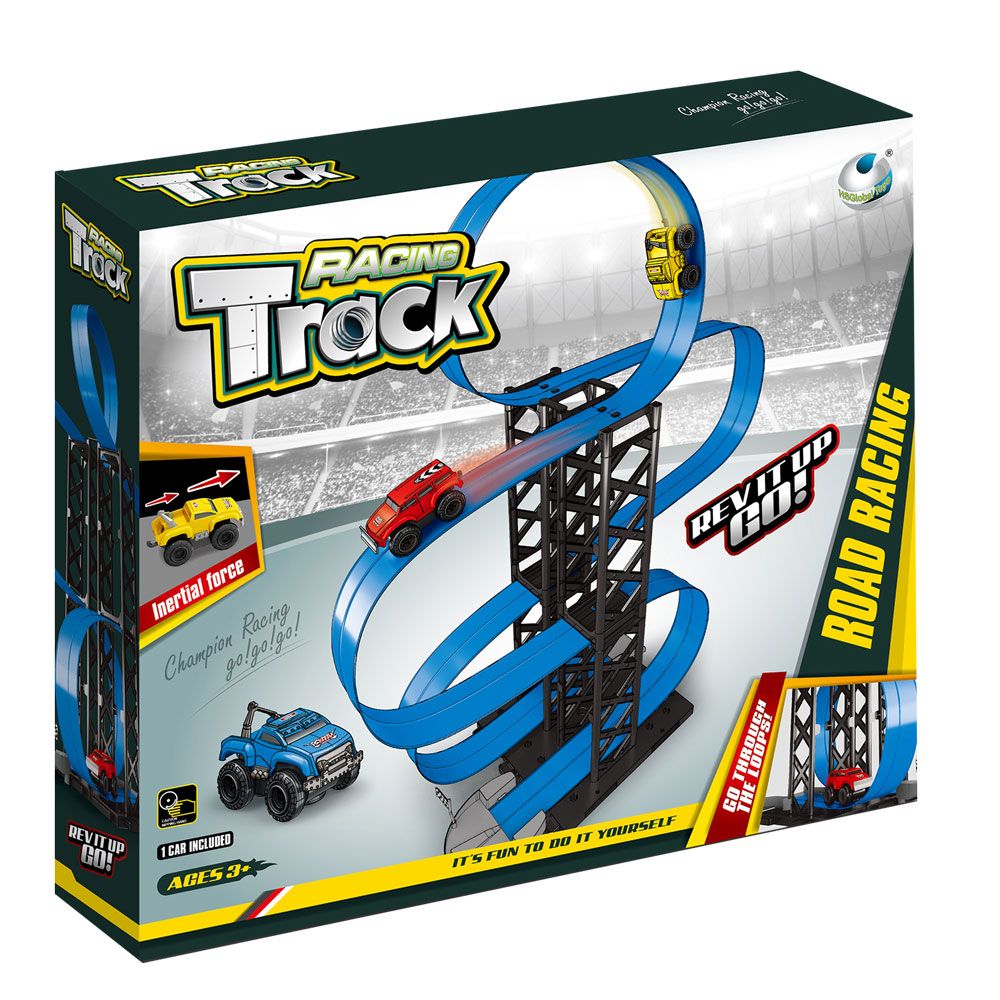 Racing Track A 3-level track with an inertial car