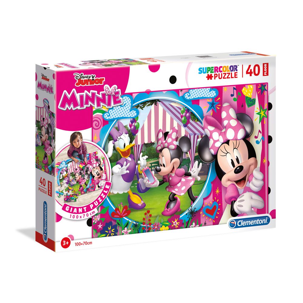 CLEMENTONI 40h. Disney Minnie Puzzle Rug