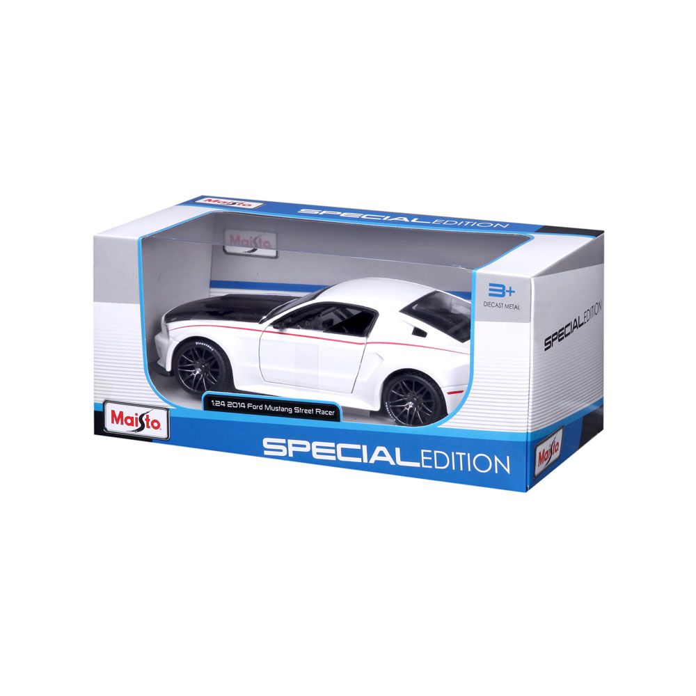 MAISTO SP EDITION Car NEW FORD MUSTANG STREET RACER white