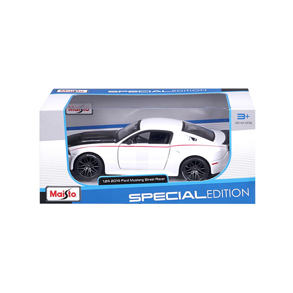MAISTO SP EDITION Car NEW FORD MUSTANG STREET RACER white