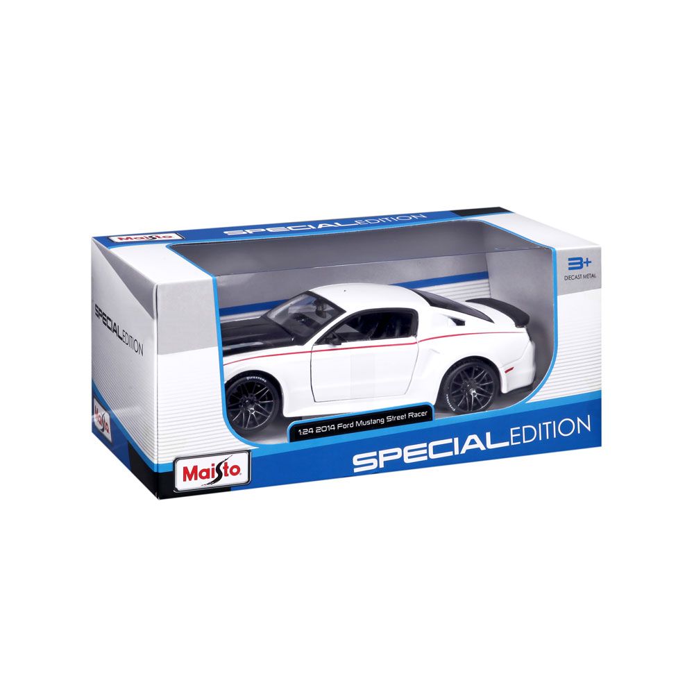 MAISTO SP EDITION Car NEW FORD MUSTANG STREET RACER white