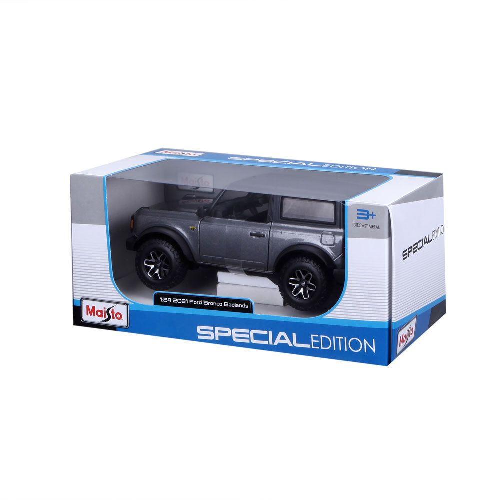 MAISTO SP EDITION Jeep 2021 Ford Bronco 1:24 Gray