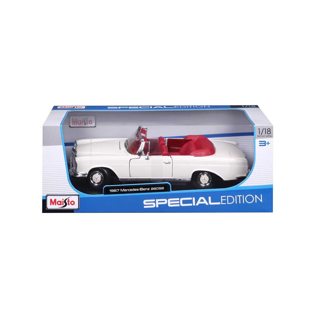 MAISTO SP EDITION Car Mercedes Benz 280SE, Cabrio 1967 1:18