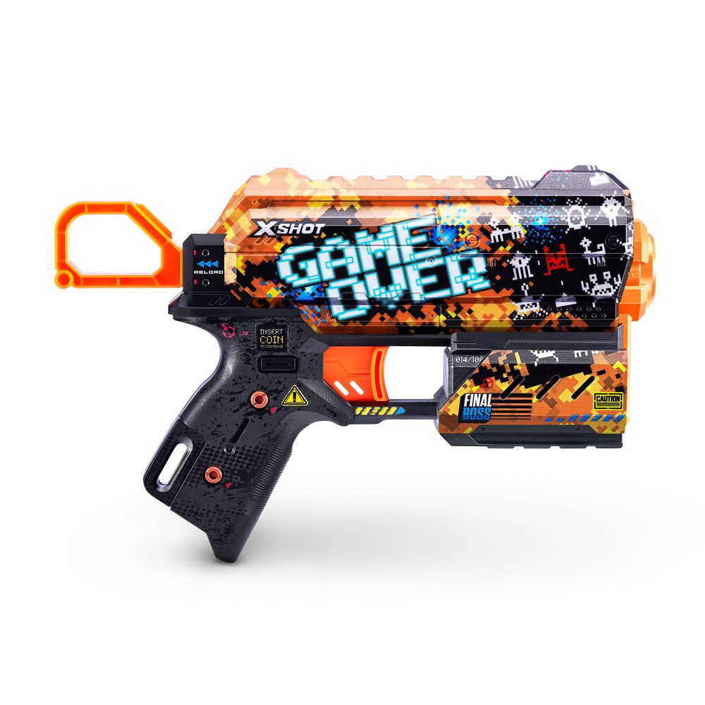 X Shot SKINS Бластер с 8 меки стрели Flux