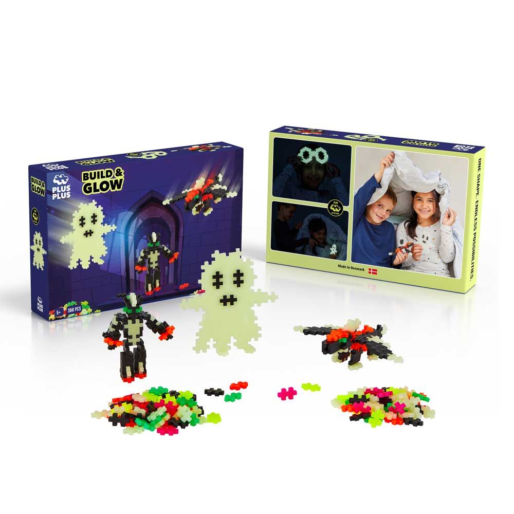 Plus Plus Constructor 360h. Glow in the dark