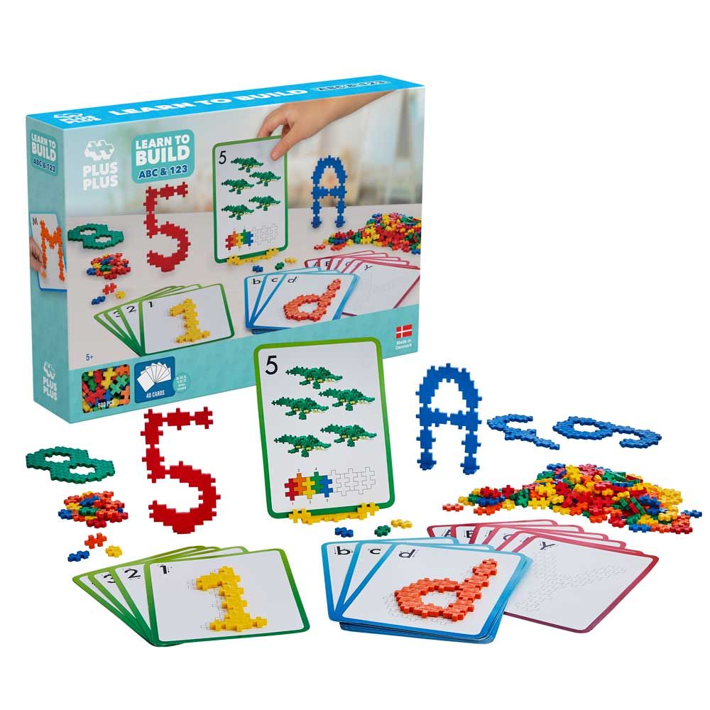 Plus Plus Constructor 600h. Letters and numbers