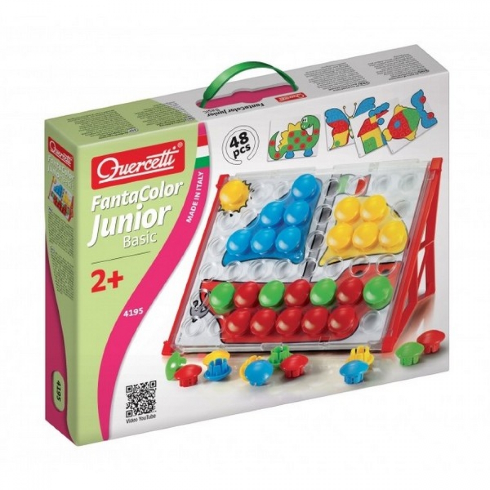 Quercetti Fantacolor Junior large-pegs mosaic