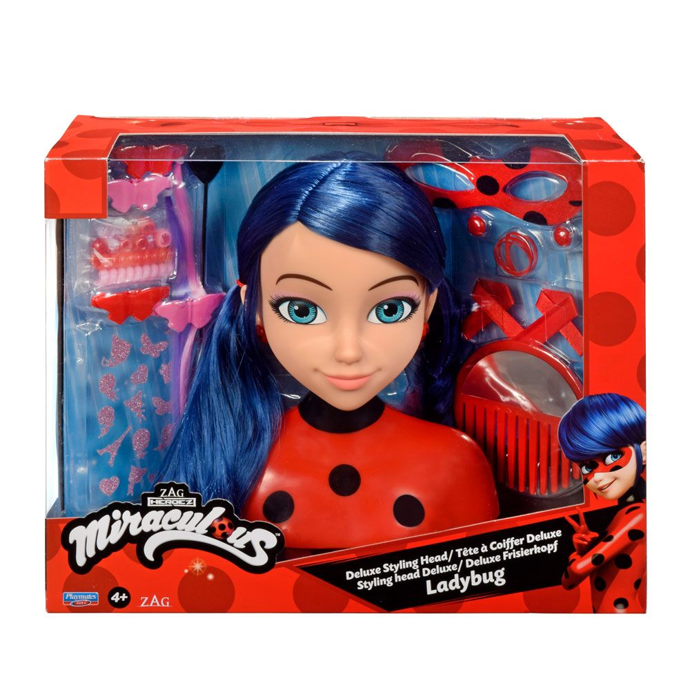 MIRACULOUS Ladybug and Cat Ladybug Styling Head 50247