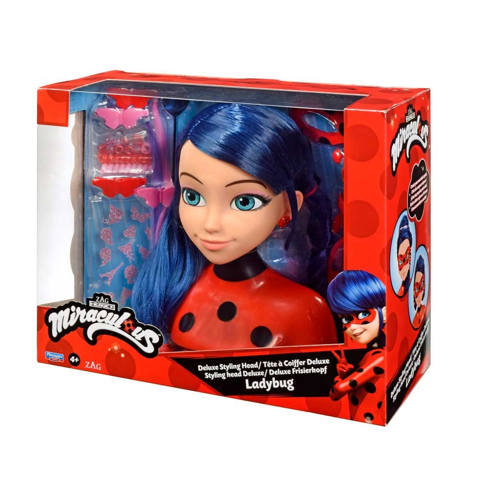MIRACULOUS Ladybug and Cat Ladybug Styling Head 50247