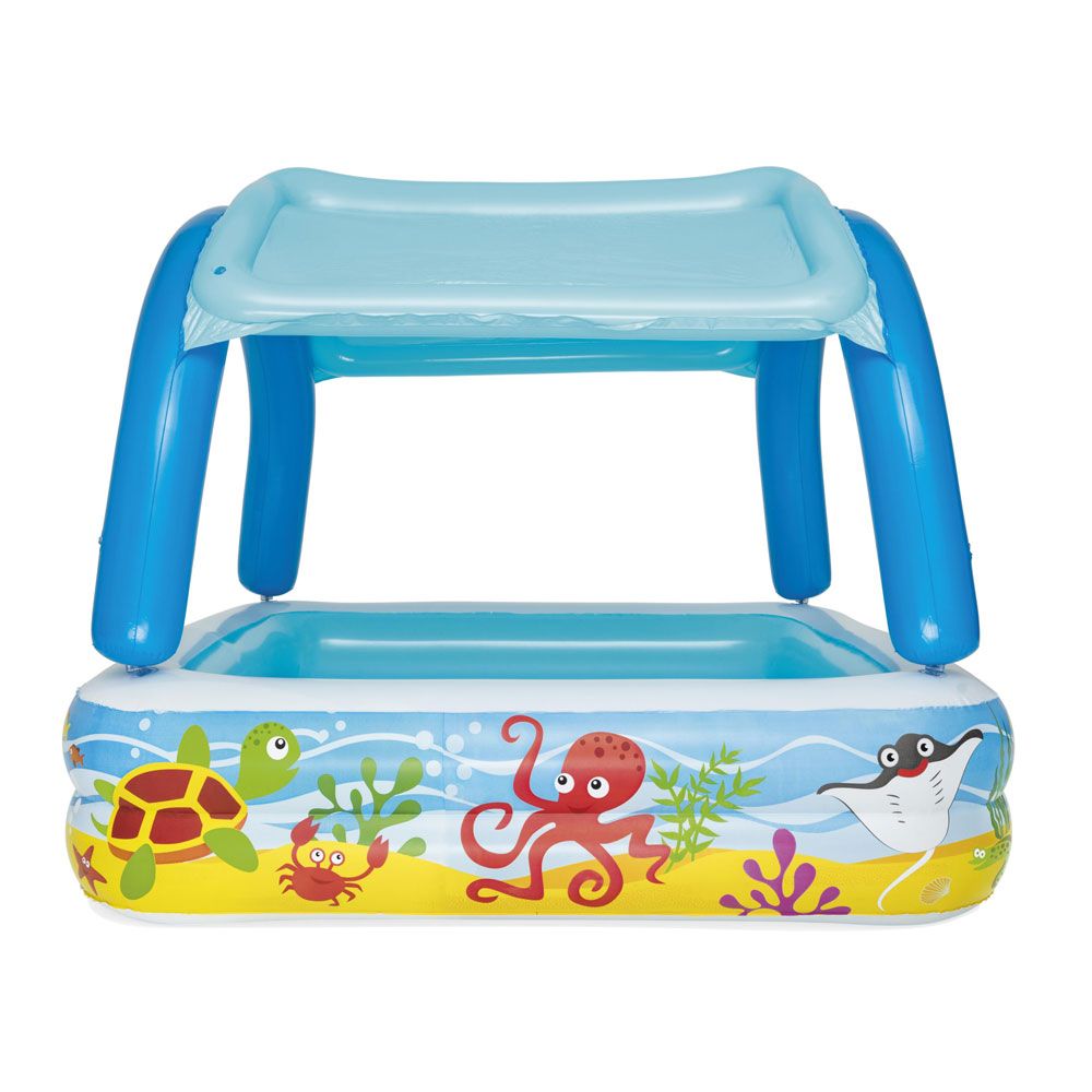 BESTWAY Inflatable pool with canopy 140x140x114 cm.