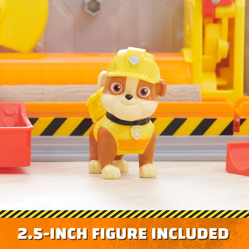 Paw Patrol Rubble and Crew Rubble's Kinetic Sand Workshop