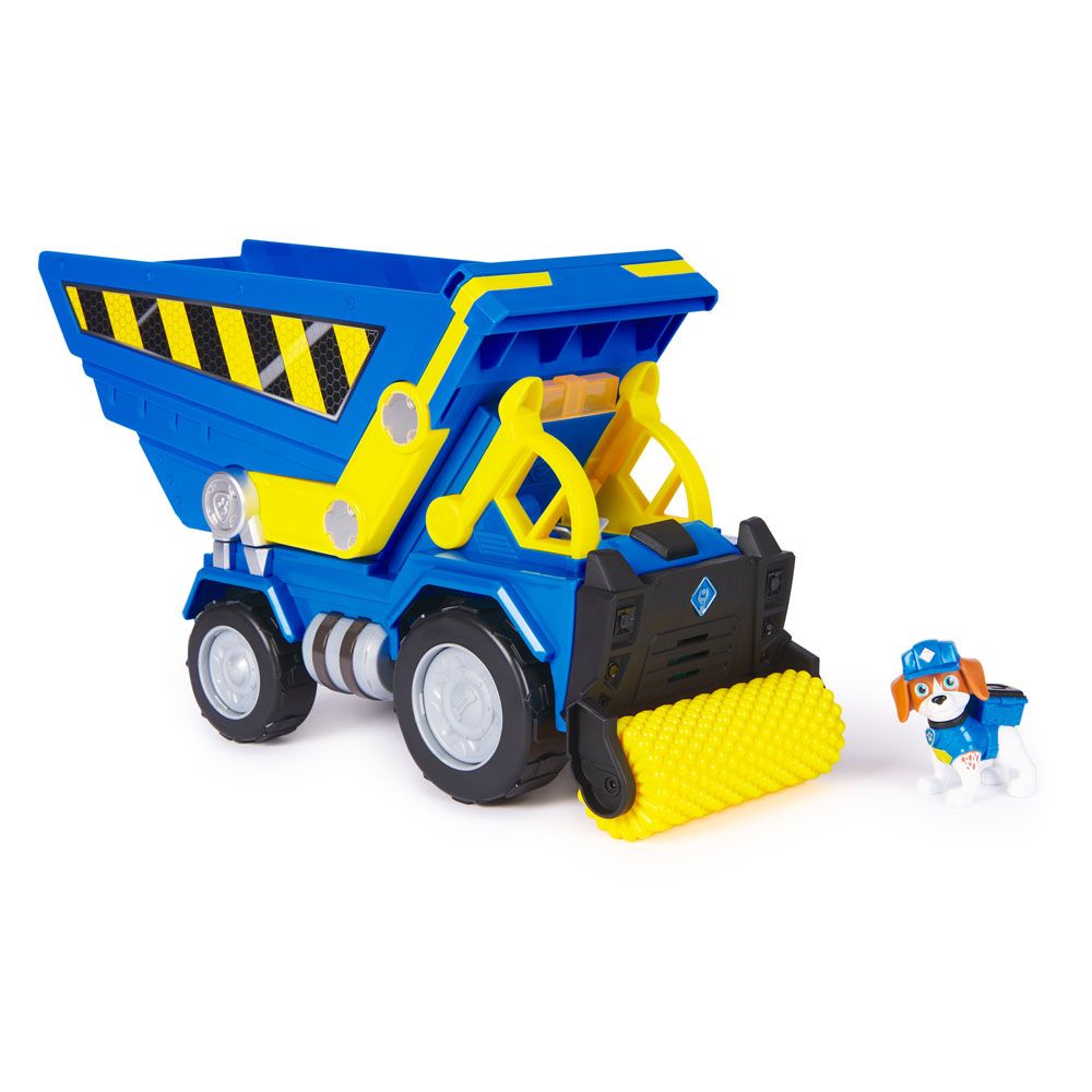 Paw Patrol Rubble and Crew Construction Truck with Sound and Light Effects and Wheeler Puppy