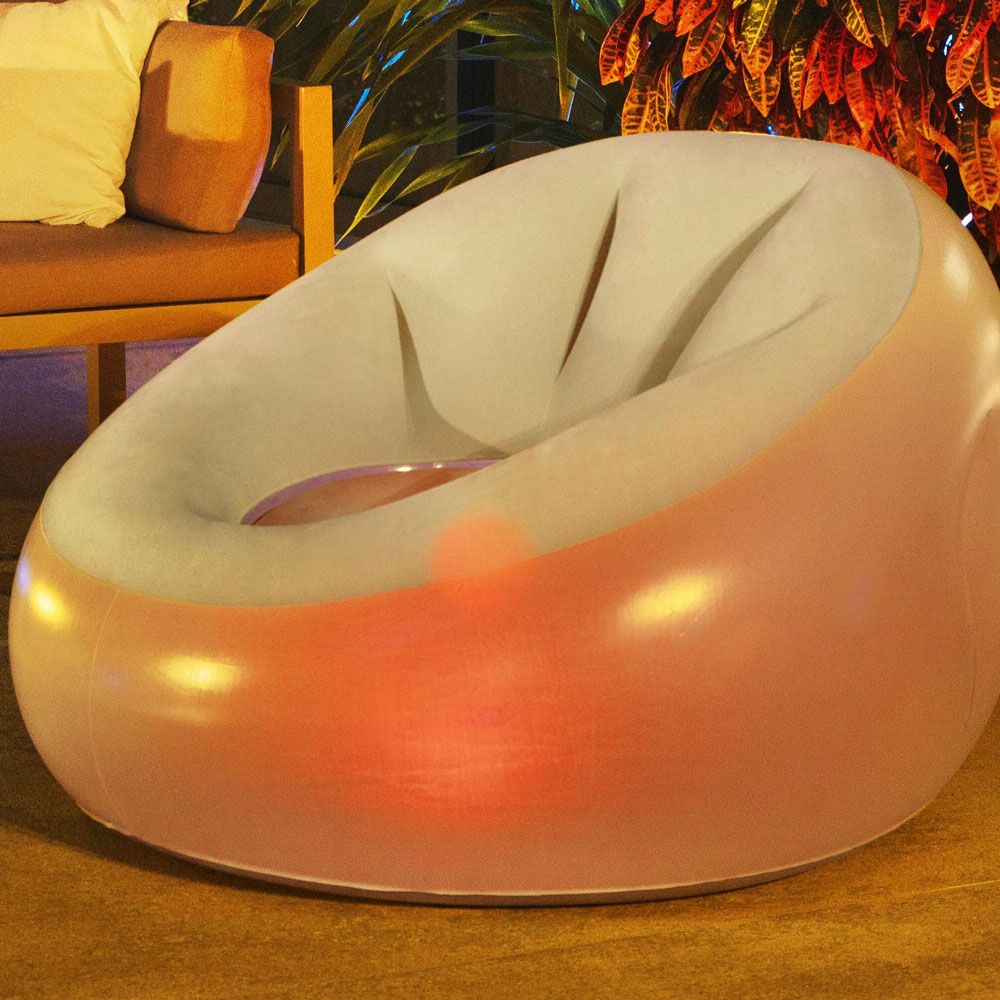 BESTWAY Inflatable Chair with LED Light