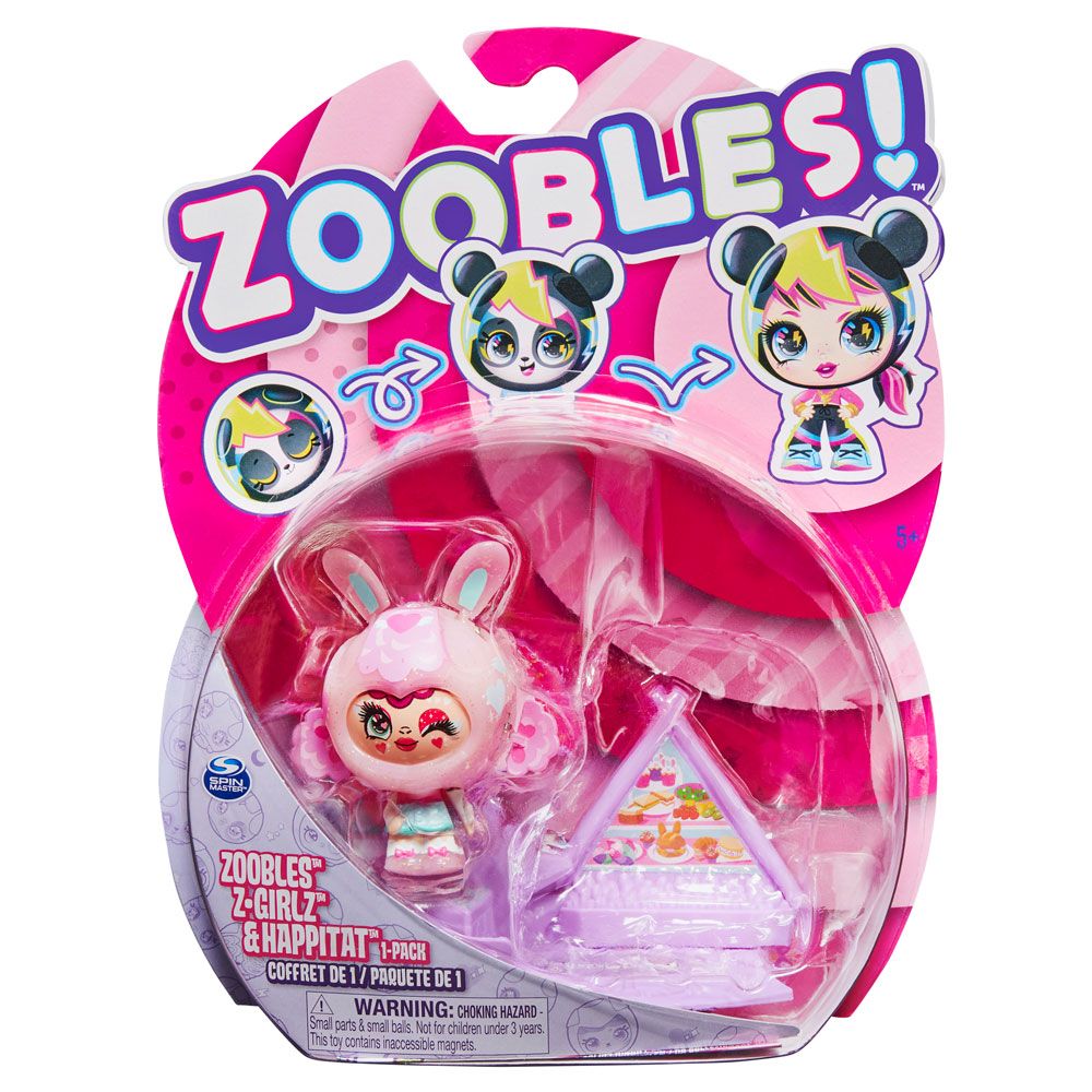 ZOOBLES Z-Girlz transforming ball with house