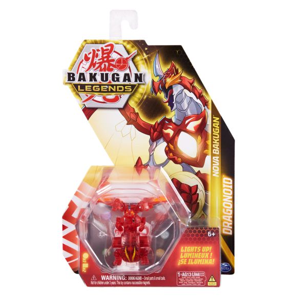 BAKUGAN LEGENDS NOVA Bakugan ball with light