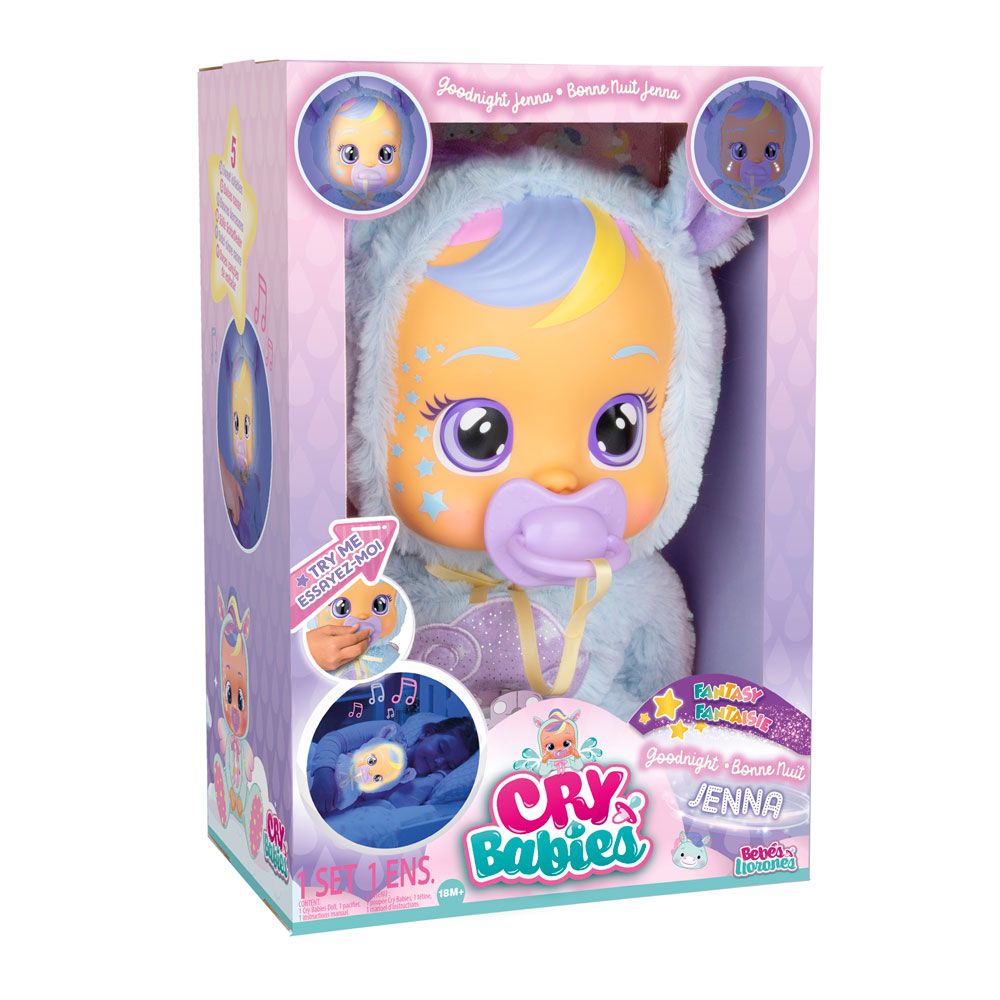 IMC Кукла CRYBABIES Лека нощ Jenna