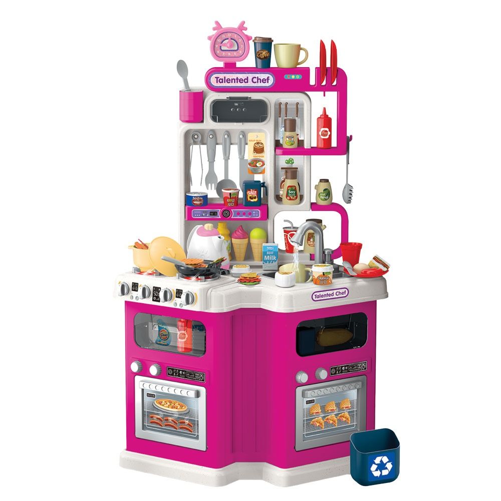 Modern Kitchen Ъглова Кухня с Течаща Вода и Пара 113ч.